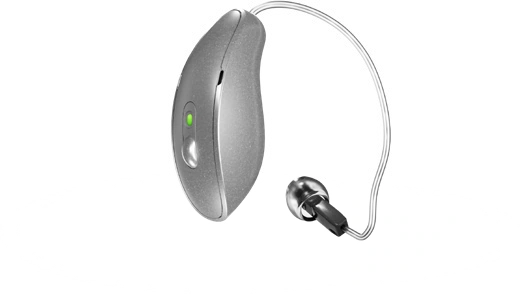 Starkey Omega AI+ mRIC R shown in an official manufacturer image