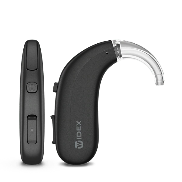 Widex Allure BTE R D shown in an official manufacturer image
