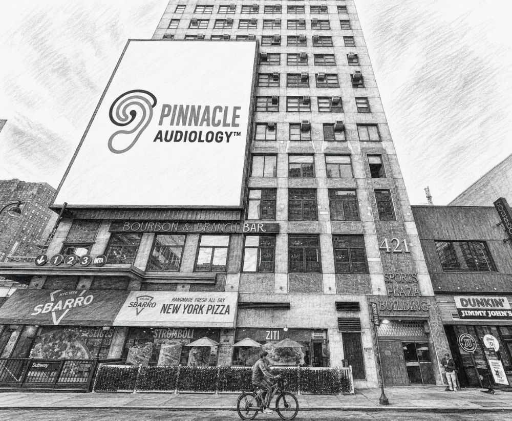 Pinnacle Audiology Midtown Manhattan office at 421 7th Avenue
