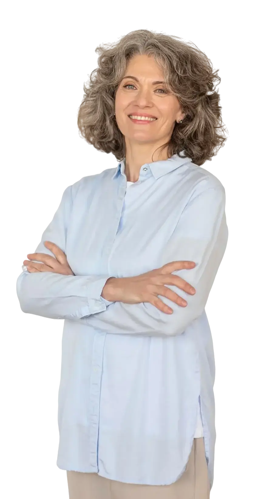 Smiling person representing successful hearing care at Pinnacle Audiology in Midtown Manhattan.